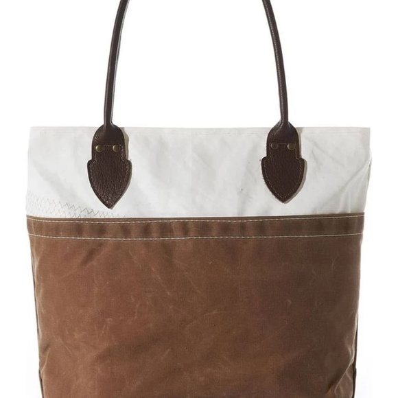 Tan Chebeague Large Travel Tote | Sea Bags, Maine - Picture 2 of 4